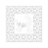 Große benutzerdefinierte Briefmarke | Leaf und Per Permastempel (Design)