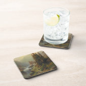 Große Berglandschaft - Albert Zimmermann Getränkeuntersetzer (Rechte Seite)