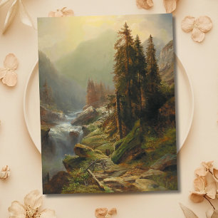 Große Berglandschaft - Albert Zimmermann Postkarte