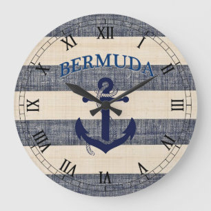 Große Bermuda-Uhr! Wanduhr
