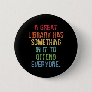 Große Bibliothek hat etwas, um alle zu beleidigen Button