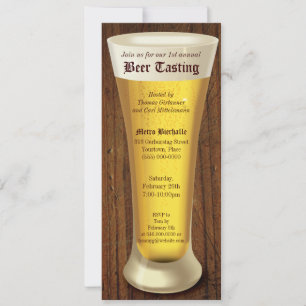 Große Bierverkostungsparty-Einladung Einladung