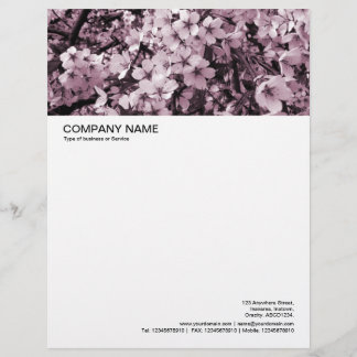 Große Bildüberschrift - Cherry Blossom Briefbogen