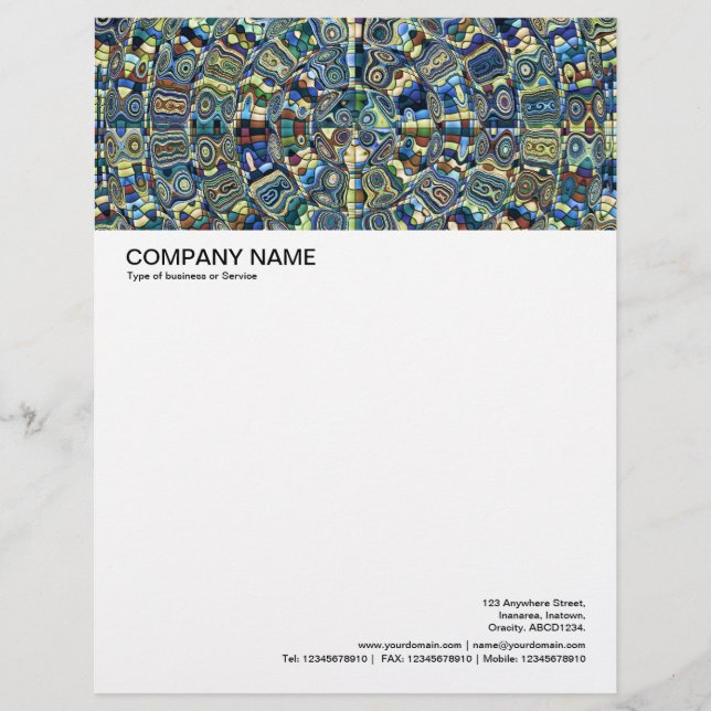 Große Bildüberschrift - Klammern Briefbogen (Vorderseite)