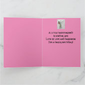 Große Birthday Hummingbird von uns allen Karte (Innenseite)