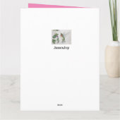 Große Birthday Hummingbird von uns allen Karte (Rückseite)