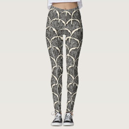 Große Blätter Leggings