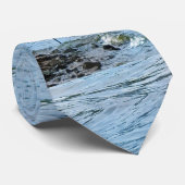 Große Blaue Heron im Wasser Krawatte (Gerollt)