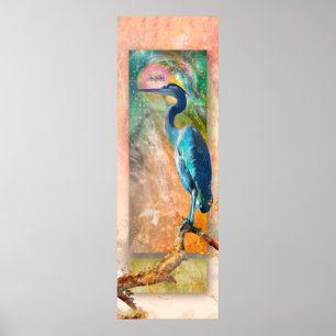 GROSSE BLAUE HERON RUQUILITÄT POSTER