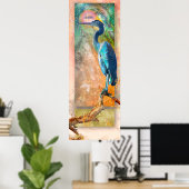 GROSSE BLAUE HERON RUQUILITÄT POSTER (Heimbüro)