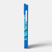 Große Blaue Kamelie Blossom Case-Mate iPhone Hülle (Rückseite / Links)