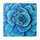 Große Blaue Kamelie Blossom Fliese (Vorderseite)