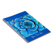 Große Blaue Kamelie Blossom Notizblock (Rechte Seite)