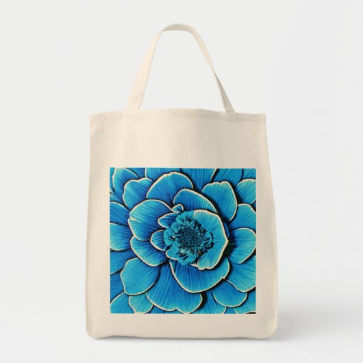 Große Blaue Kamelie Blossom Tragetasche (Vorne)