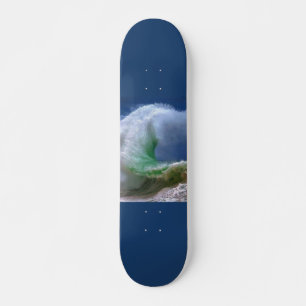 große blaue Meereswellen Skateboard