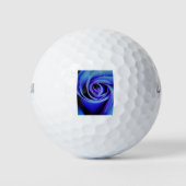 Große blaue Rose Golfball (Vorderseite)