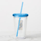 große Bleistifttasse Acryltrinkbecher (Rückseite)