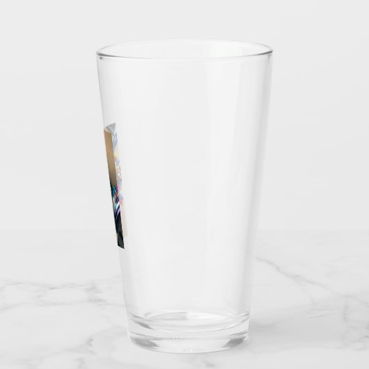 große Bleistifttasse Glas (Links)