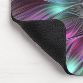 Große Blume Abstrakt Modernes Fraktal Kunst Mousepad (Ecke)
