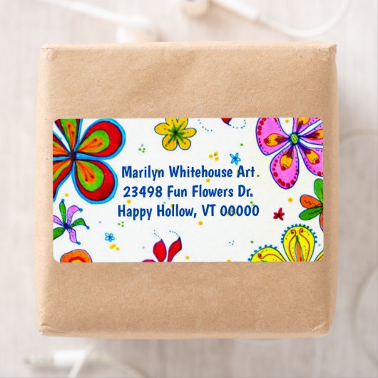 Große Blume Art Custom Text (Insitu)