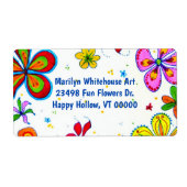 Große Blume Art Custom Text (Vorne)