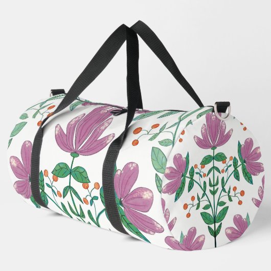 Große Blume Duffle Bag (Linke Ecke)