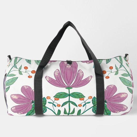 Große Blume Duffle Bag (Rückseite)
