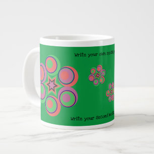 Große Blume Grüne Tasse