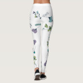 Große Blume Leggings (Rückseite)