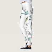 Große Blume Leggings (Links)