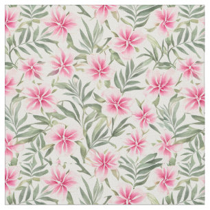 Große Blume mit Blumenmuster Oleander Stoff