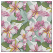 Große Blume mit Blumenmuster Stoff (Nahaufnahme)
