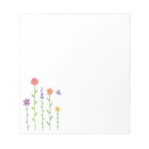 Große Blume Notizblock
