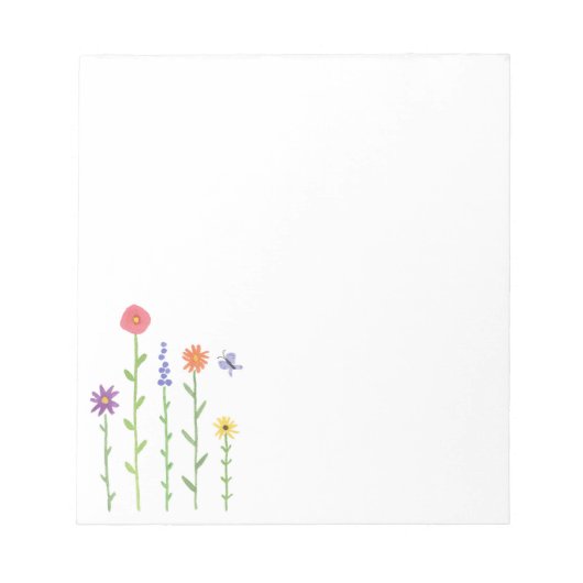 Große Blume Notizblock (Vorderseite)