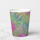 Große Blume Pappbecher (Rückseite)