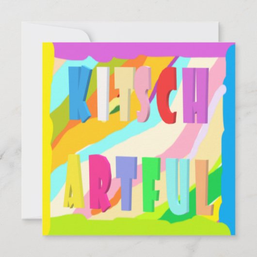 Große Blume signierte originales Kunstdesign sehr (Rückseite)