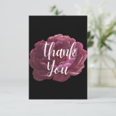 Große Blume Vielen Dank für Ihre Grußkarte Karte (Stehend Vorderseite)