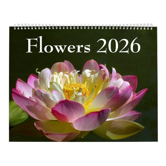 Große Blumen 2026 Kalender (Titelbild)