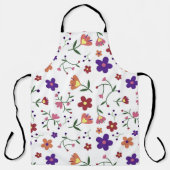 Große Blumen-Schürze Schürze (Vorderseite)