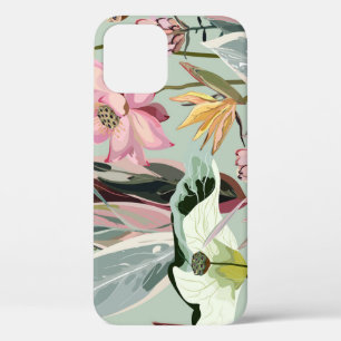Große Blumen Vintage-Blumenillustration Case-Mate iPhone Hülle