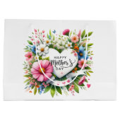 Große Blumenbeutel Große Geschenktüte (Rückseite)