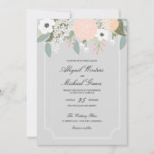 Große blumengeschichtliche Einladung (Vorderseite)