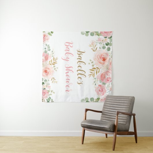 Große Blütendusche mit Blütenmassage Wandteppich (Beispiel (Horizontal))