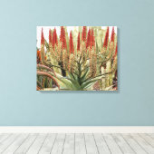 Große Blütewohnung Leinwanddruck (Insitu (Holzboden))