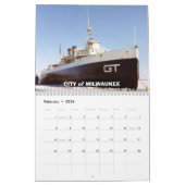 GROSSE BOOTE der GREAT LAKES Kalender (Feb 2026)