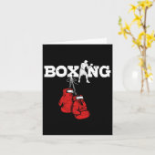 Große Boxgeschenke Boxing Frauen Amateur Boxen Karte (Gelbe Blume)