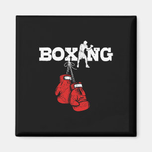 Große Boxgeschenke Boxing Frauen Amateur Boxen Magnet