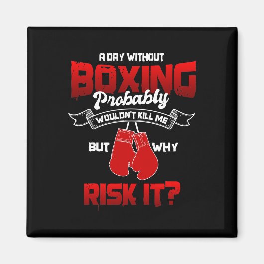 Große Boxgeschenke Boxing Sport Boxhandschuhe Männ Magnet (Vorne)