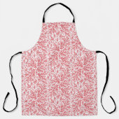 Große Branchen Red und White Juniper Weihnachten Schürze (Vorderseite)