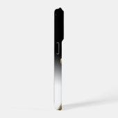 Große braune Kuh kaut an Heu, iPhone Hülle (Rechte Seite)